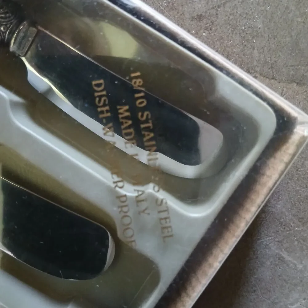 Napoleon 4-Piece Knife 18/10 Serving Knives Set Stainless Steel Made in Italy